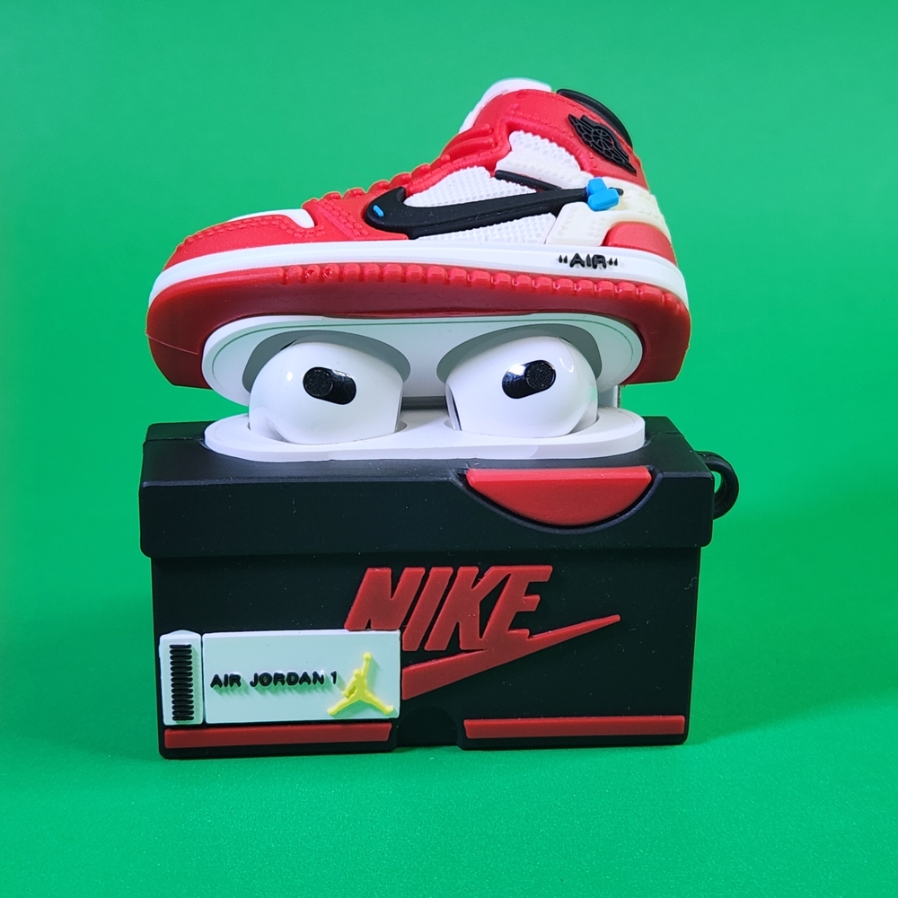 Airpods Case, Fits Airpods 2, Looks Like Nike Air Jordan, Mini Sneaker
